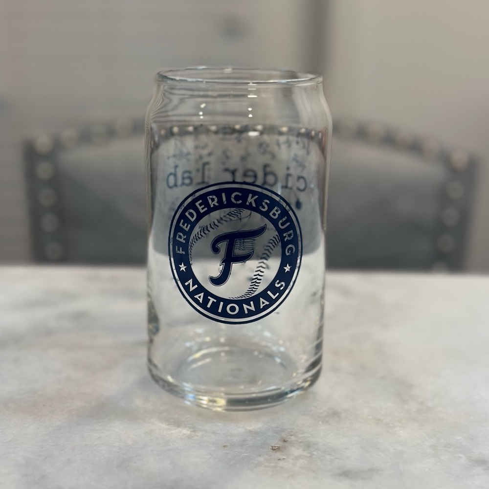 Fredericksburg Nationals Can Glass